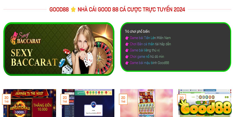 Tải App Good88 - Trải Nghiệm Cá Cược Mới Mẻ Mọi Lúc Mọi Nơi